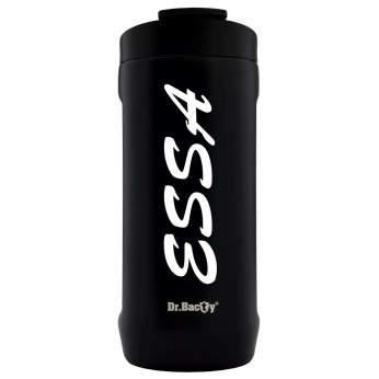 Kubek termiczny na kawę 2w1 Dr.Bacty Notus 360 ml - ESSA - czarny
