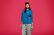 Koszulka polo damska Surf Lady L/S marki Printer - Czarny