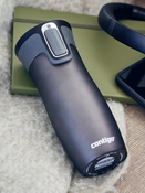 Contigo West Loop 2.0 Thermal Mug Set 470ml - Matte Graphite + Matte Black