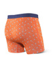 Herrenunterhosen bequem SAXX ULTRA Boxer Bref Fly in Palmen - orange.