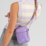 City anti-theft shoulder bag Pacsafe Go - lavender