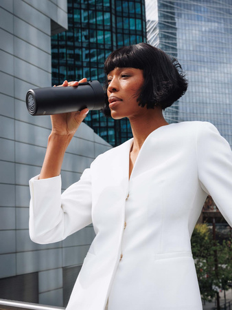 Contigo West Loop 3.0 Travel Mug 470ml - French Bulldog - Matte Black