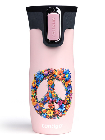 Contigo West Loop 2.0 Thermobecher 470ml - Rosa matt- Frieden