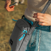 Pacsafe Go anti-theft city shoulder bag - gray