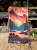 Dr.Bacty 70x140 beidseitig schnell trocknendes Handtuch - Sunset