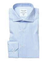 Kadett l/s, moderne fit hellblaue Marke, blau
