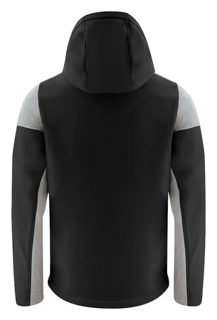 Softshell z odpinanym kapturem Prime Softshell marki Printer - Czarno - szary