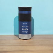 Contigo Byron 2.0 470ml Thermobecher mit Gravur - Blau