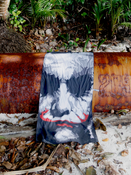 Dr.Bacty 70x140 beidseitig schnell trocknendes Handtuch - Joker Face