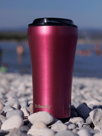 Ceramic-coated thermal Coffee Mug Dr.Bacty  Apollo 2.0 360 ml - Pink