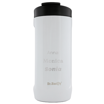 Kubek termiczny z grawerem Dr.Bacty Notus 360 ml -  biały