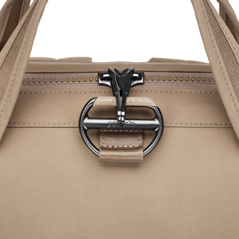 Pacsafe Citysafe CX Econyl Anti-Diebstahl-Rucksack für Frauen - taupe