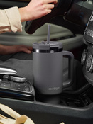 Thermal mug with straw Contigo Streeterville Tumbler 1200 ml - Darkstone