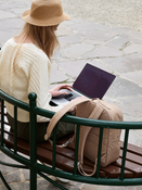 Pacsafe W Frauen 10 L Anti-Diebstahl-Rucksack - beige