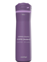 Thermal water bottle Contigo Ashland 2.0 Chill 720 ml - Violet - With your engraving