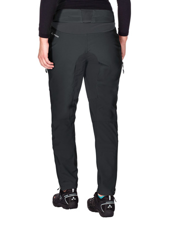 Softshell Hosen Frauenfahrrad Vaude Qimsa II - Schwarz