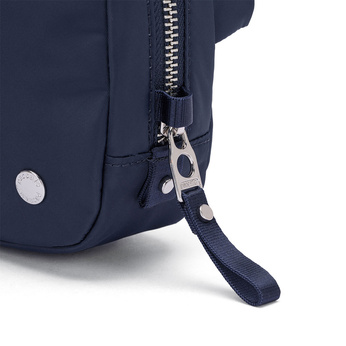 Small 2-in-1 anti-theft women's handbag Pacsafe W - navy