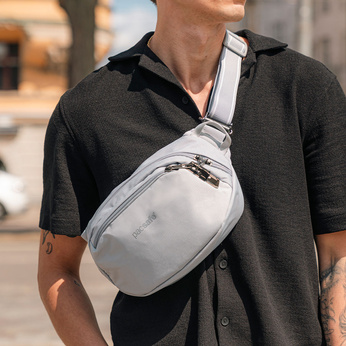 Anti-theft waistpack Pacsafe Vibe 100 - Gray