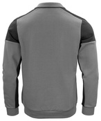 Dwukolorowa bluza w stylu polo Prime Polosweater marki Printer - Szaro - czarny