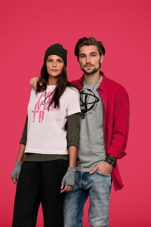 T-shirt damski Ladies Heavy T-Shirt marki Printer - Grafitowy