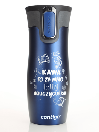 Thermal Mug Contigo West Loop 470 ml - Monaco blue - I'm a teacher