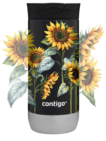 Kubek termiczny na kawę Contigo Huron 2.0 470ml - Słoneczniki