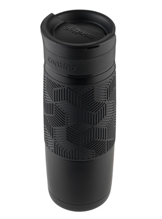 Thermal mug Contigo Transit (Metra) with custom inscription- engraved - Balck