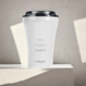 Dr.Bacty Apollo ceramic-coated coffee mug 227 ml - white