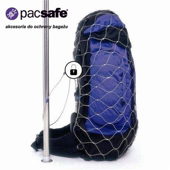 Pacsafe Backpack-Schutznetz 85L (M) – Diebstahlschutz für Gepäck