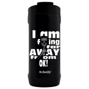 Thermal coffee mug 2-in-1 Dr.Bacty Notus 360 ml - Away - black.