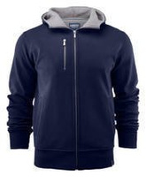 Männliches Sweatshirt mit einer Harvest Parkwick Hood, dunkelblau