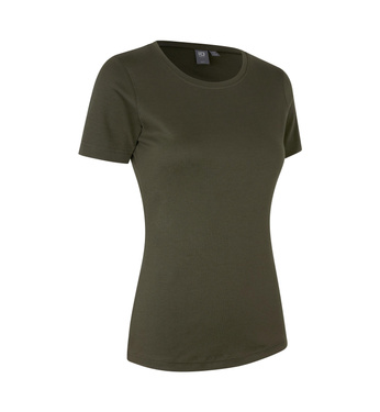 T-shirt Interlock, women's, brand ID - Olive
