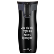 Thermobecher Contigo West Loop 470 ml - Schwarz - Es ist Freitag