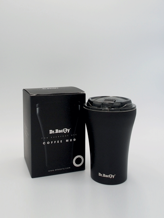 Keramik beschichtete Kaffeetasse Dr. Bacty Apollo Warszawa - schwarz