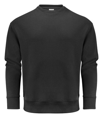 Loose Hopedale Crewneck Black sweatshirt by Harvest.