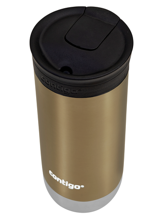 Kubek termiczny na kawę Contigo Huron 2.0 470ml - Na 40 urodziny - Złoty