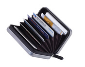 TROIKA credit card case kartenkoffer - silver.