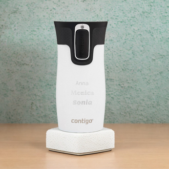 Contigo West Loop Mini 300ml thermal mug with engraving - Salt