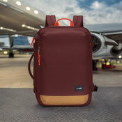 Pacsafe Go 34 l Anti-Diebstahl-Kabinenrucksack - bordeauxrot