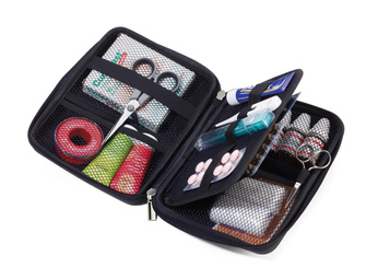 TROIKA organisations-etui travel case - schwarz