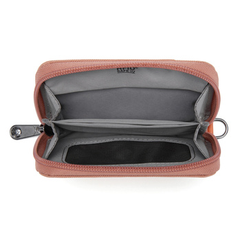 Pacsafe RFIDsafe recycelte Anti-Diebstahl-Geldbörse - marineblau