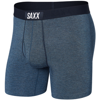 Herrenunterhosen bequem SAXX ULTRA Boxer Brief Fly - marineblau