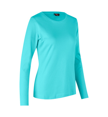 T-shirt Interlock, long sleeve, women's, brand ID - Mint