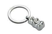 TROIKA keychain haribo goldbär silver.