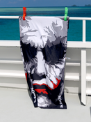 Dr.Bacty 70x140 double-sided quick-dry towel - Joker Face