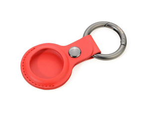 keychain case TROIKA airtag cover - red.