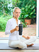 Thermal mug with straw Contigo Streeterville Tumbler 880 ml - Licorice