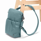 Foldable women's anti-theft bag Pacsafe CX - mint