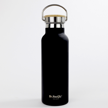 Dr.Bacty Iris stainless steel thermal bottle - black - Makalu