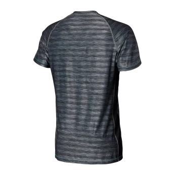 Men's short-sleeved sports t-shirt made from recycled materials SAXX HOT SHOT - black.